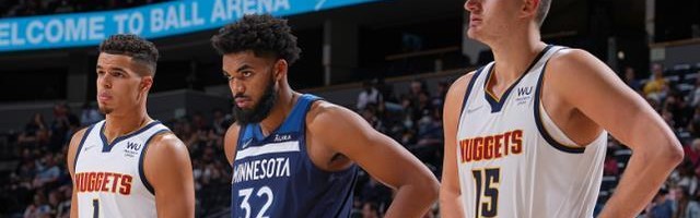  约基奇准三双掘金主场力克森林狼稳固西部榜首